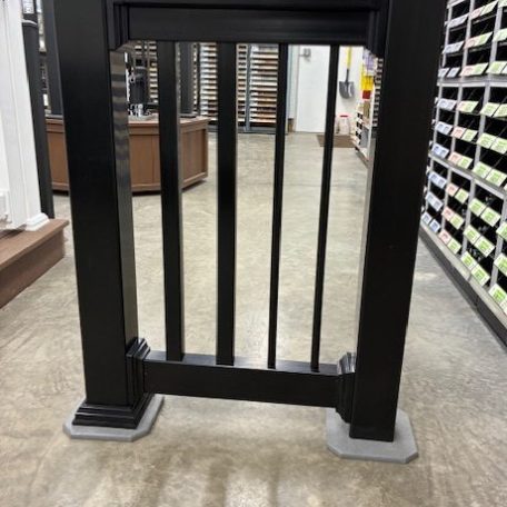 Black vinyl railing – Precision Vinyl Systems, Inc.